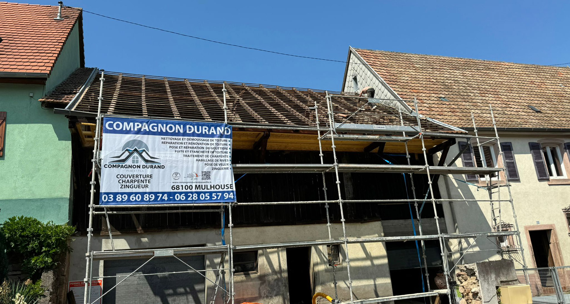 Entreprise de Couverture à Mulhouse (68100) dans le Haut-Rhin (68)