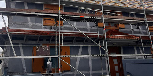 Ravalement de façade et peinture extérieur à Mulhouse (68100) dans le Haut-Rhin (68))